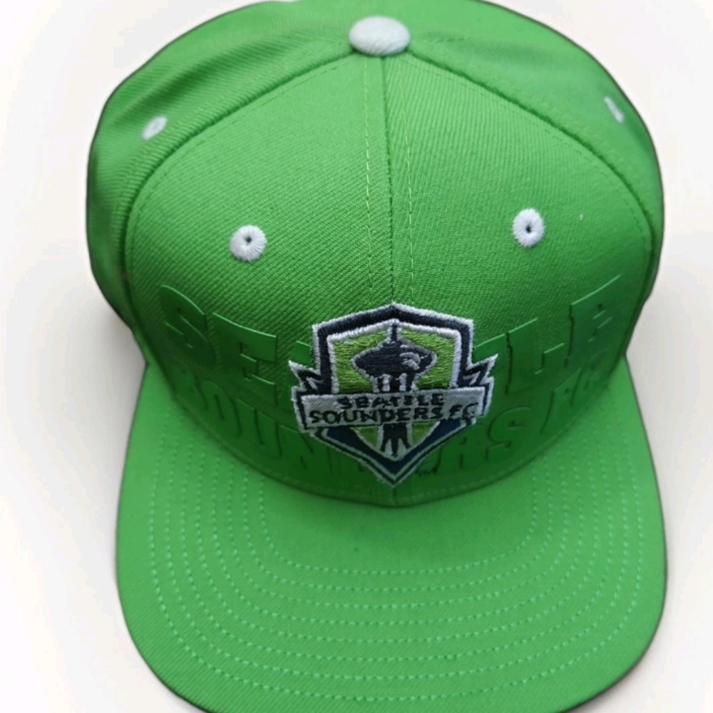 Seattle Sounders FC adidas NZP50 Academy MLS Soccer Team Snapback Hat Adjustable